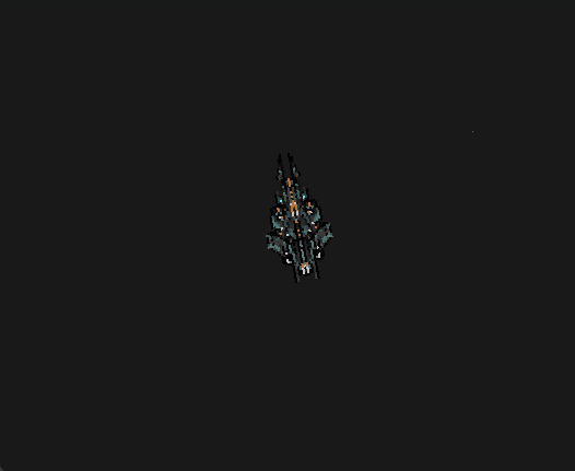 Afterburner trail and warp bubble